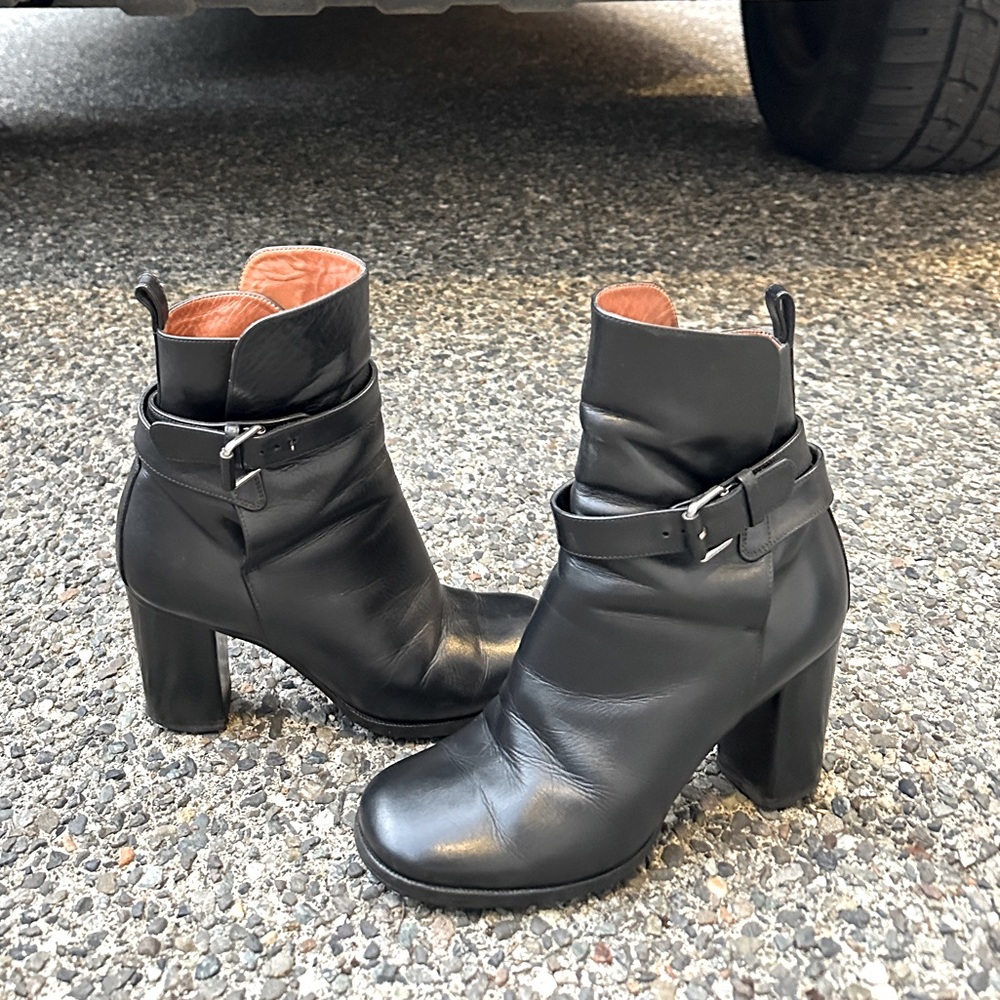Vintage Celine Moto Ankle Boots 37 - Gently Used